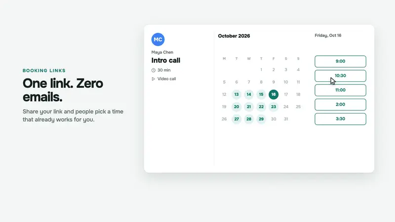 Calendar: Slotted