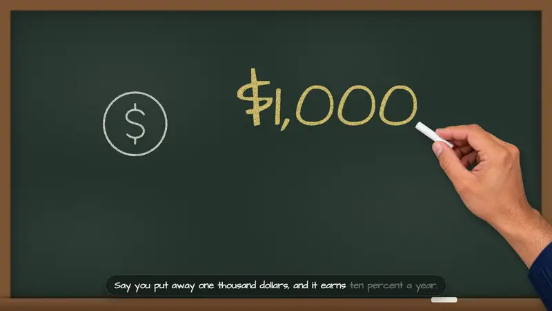 Chalkboard: How compound interest works