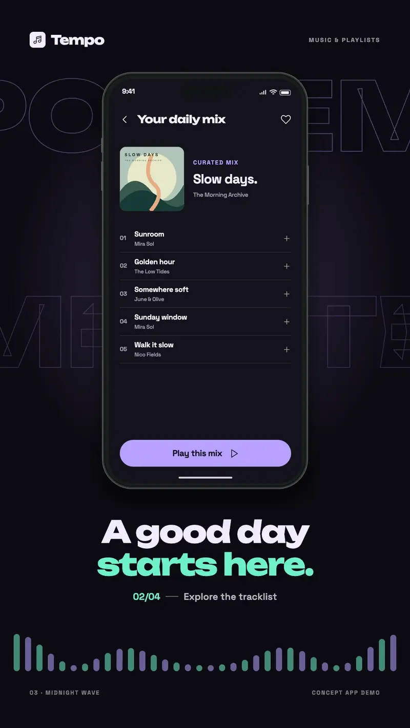 Pocket Studio: Tempo